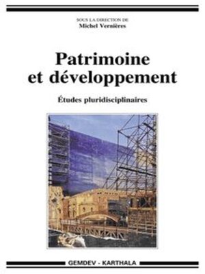 cover image of Patrimoine et développement Études pluridisciplinaires